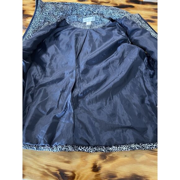 CHRISTOPHER & BANKS WOMEN'S Floral QUILTED ZIPPER FRONT VEST Size Medium Classic - Picture 12 of 12